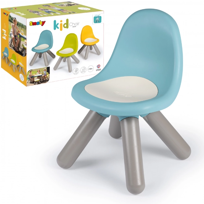 Chaise enfant bleue