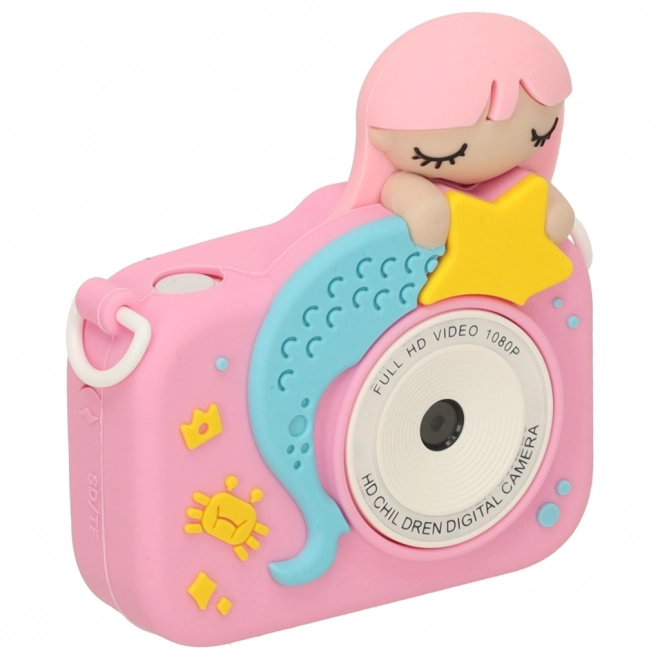 Appareil photo numérique rose pour enfants