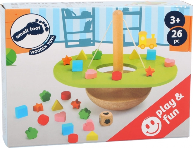 Houpa balançoire en bois pour l'équilibre moteur de Small Foot