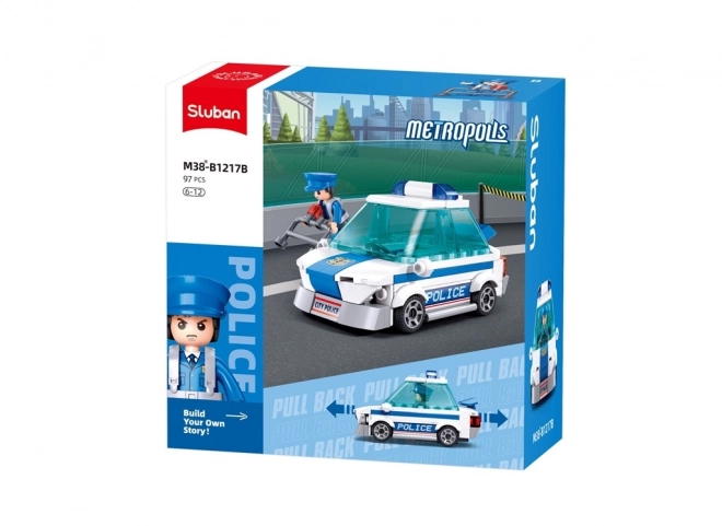 Sluban Metropolis M38-B1217B Patrouille de la police municipale