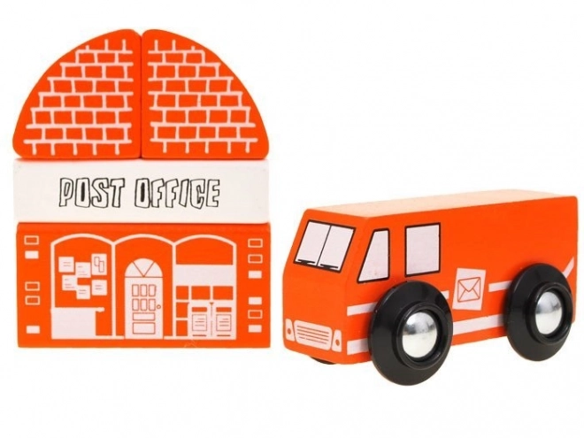 Blocs en bois Ville Station de pompiers