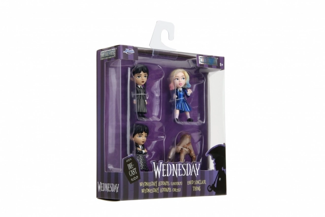 JADA figurines en métal Wednesday 4 pcs 6,5 cm