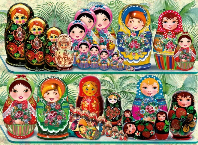 Puzzle Matriochkas 6000 pièces