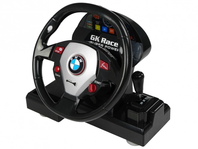 BMW M3 voiture télécommandée noire 2.4G télécommande volant 1:18 lumières sonores