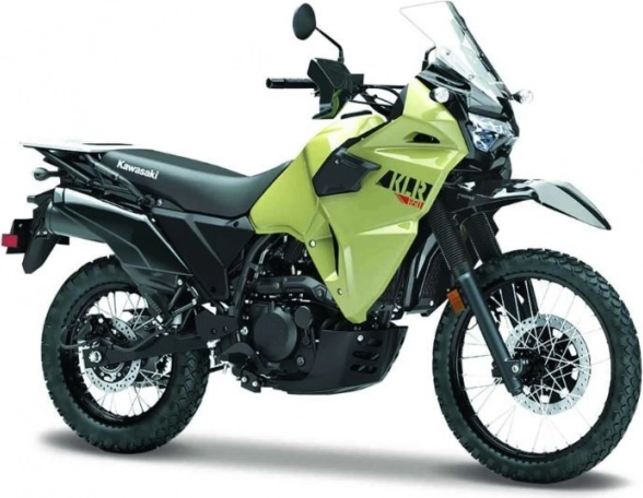 Modèle en métal de moto Kawasaki KLR 650 1:18