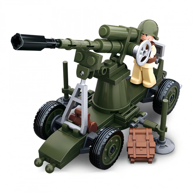 Sluban WWII M38-B0678C 4en1 Canon Anti-aérien
