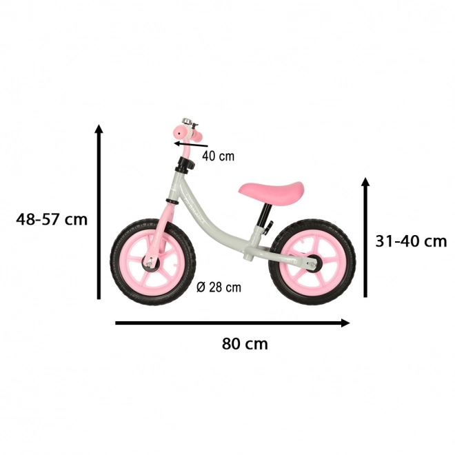Vélo pour enfants - draisienne Trike Fix Balance – Blanc-rose
