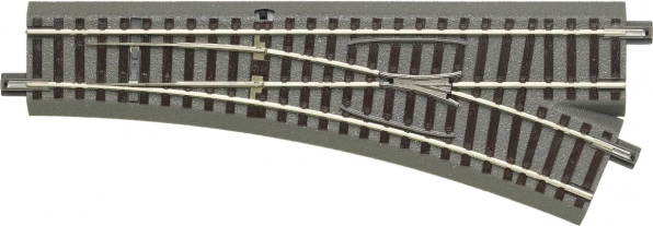 Roco geoLINE aiguillage simple droit avec ballast H0