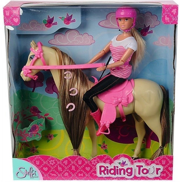 STEFFI Poupée en tenue de jockey à cheval