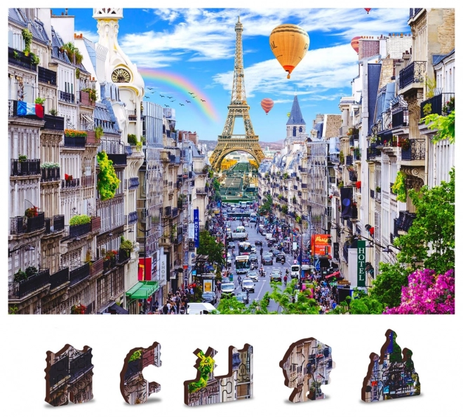 Puzzle en bois Paris animée 2v1