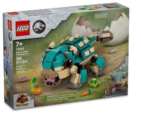 LEGO Jurassic World 76962 Petit Ankylosaurus Bumpy