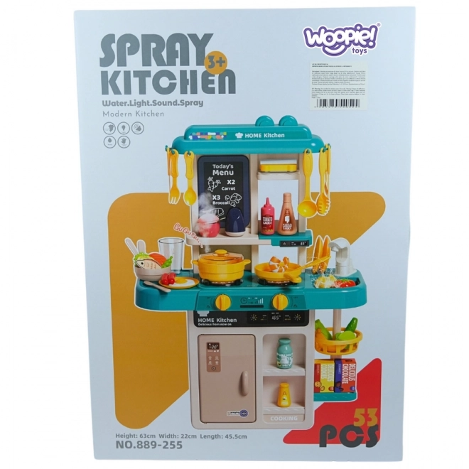 Cuisine interactive pour enfants Woopie avec accessoires