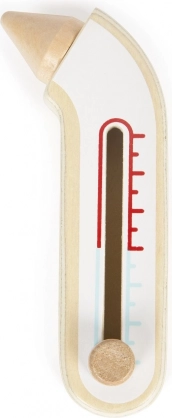 Thermomètre avec indicateur réglable