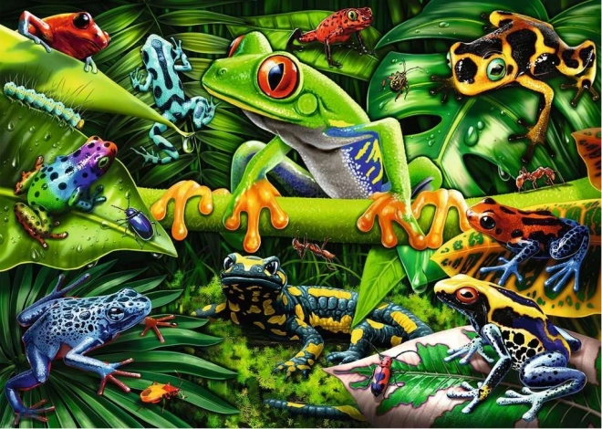 Puzzle Amphibiens Étonnants 35 pièces
