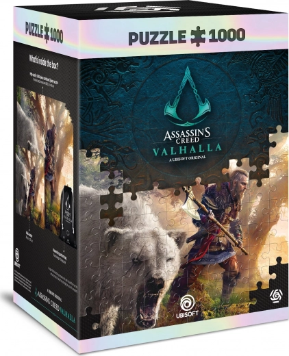 Puzzle Assassin's Creed Valhalla – Eivor et l’ours polaire 1000 pièces