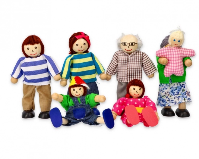 Poupées pour maison de poupée - famille