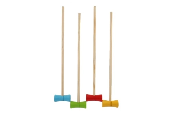 Jeu de Croquet en bois dans une boîte 59x21x6cm