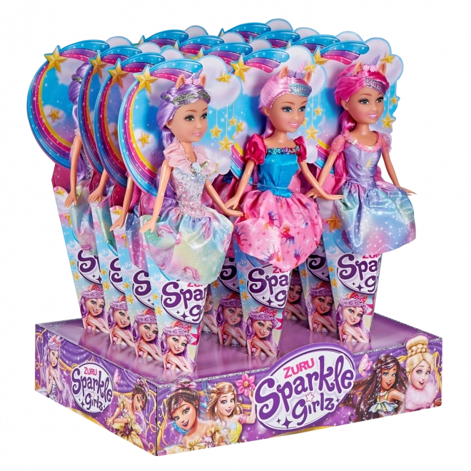 Fée licorne Sparkle Girlz en cornet