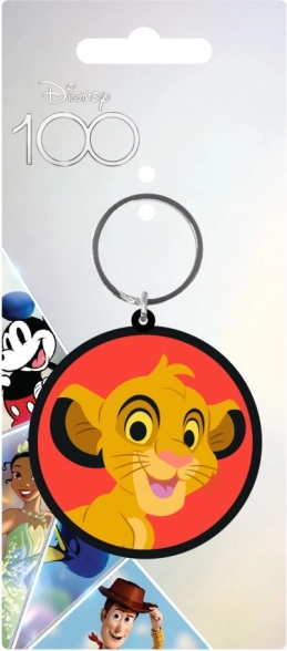Porte-clés en caoutchouc Le Roi Lion Simba