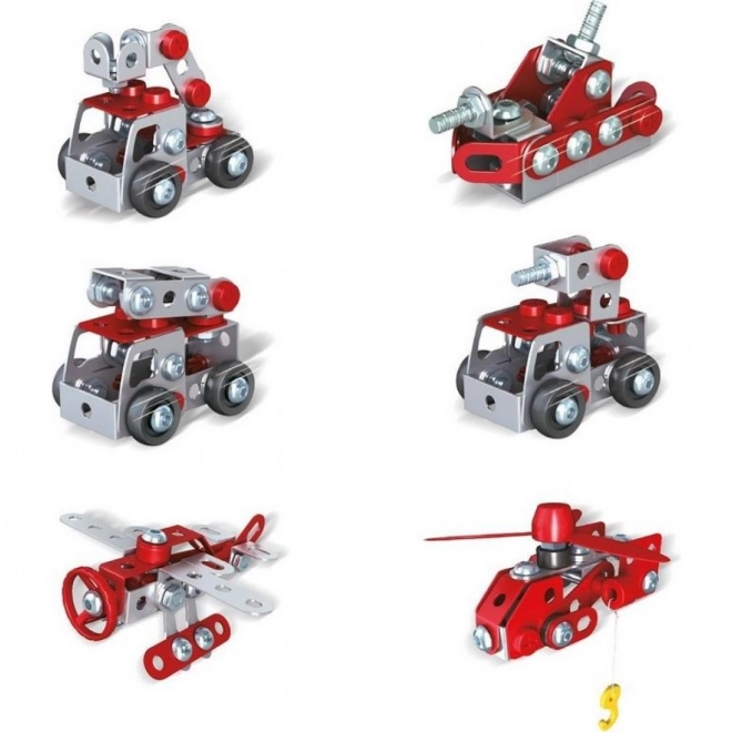 Jeu de construction Petit mécanicien - véhicules de pompiers – Avion