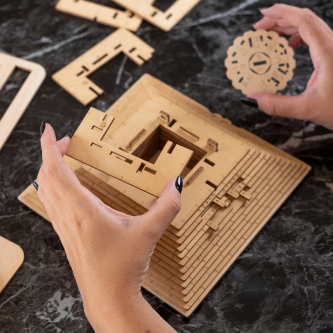 EscapeWelt 3D puzzle mécanique en bois Pyramide