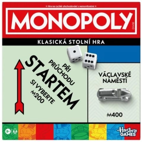 Monopoly Classique de Hasbro – version tchèque