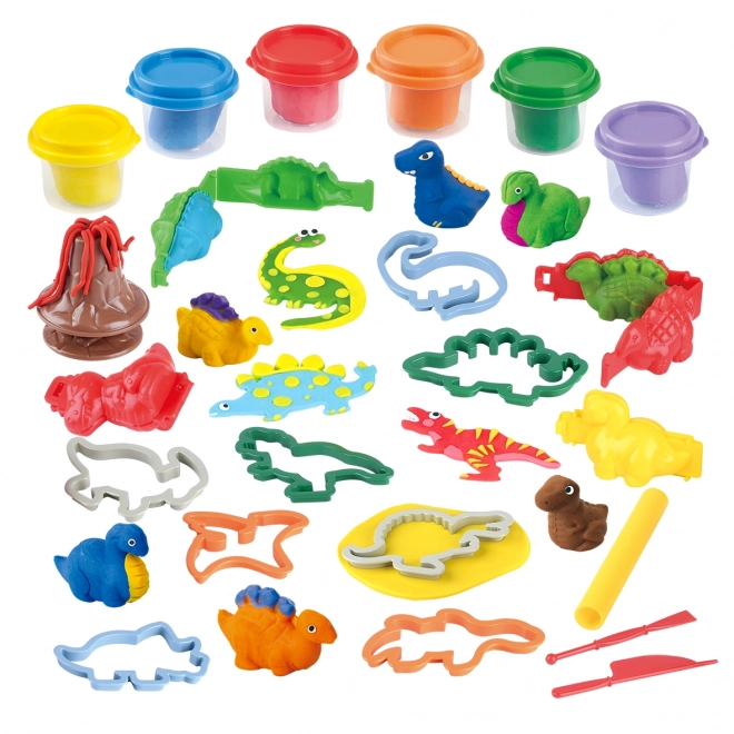 Playgo Modélina dinosaure 6x56g