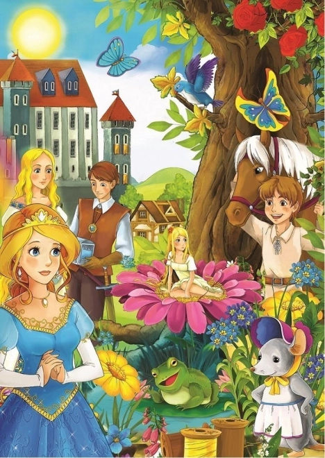 puzzle château de conte de fées 200 pièces