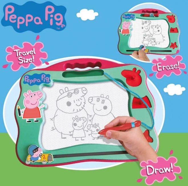 CHARACTÈRE Peppa Pig : Tableau de Dessin Magnétique