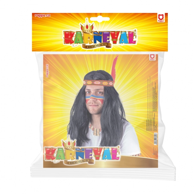 Perruque de carnaval Indien pour adultes