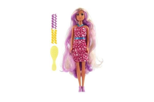 Poupée Anlily avec de longs cheveux et accessoires
