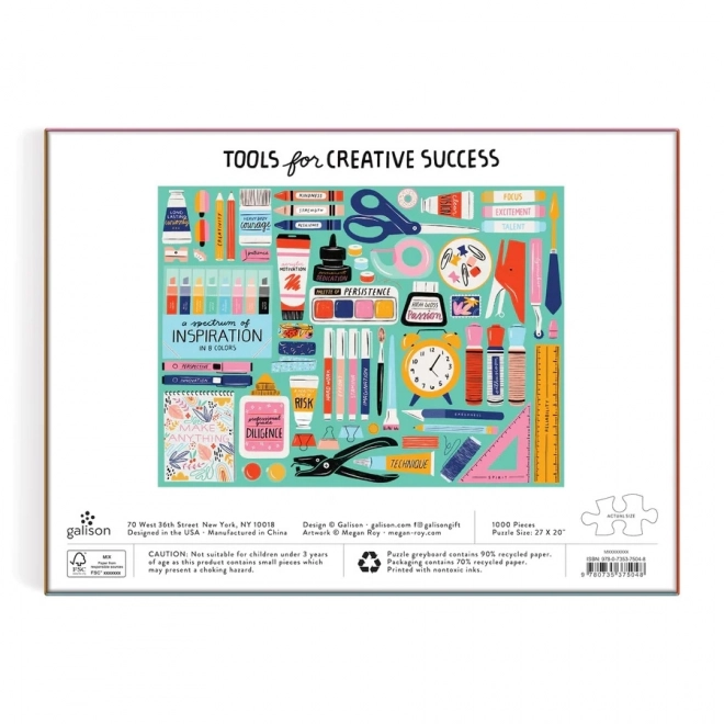 Puzzle Galison Outils Créatifs 1000 pièces