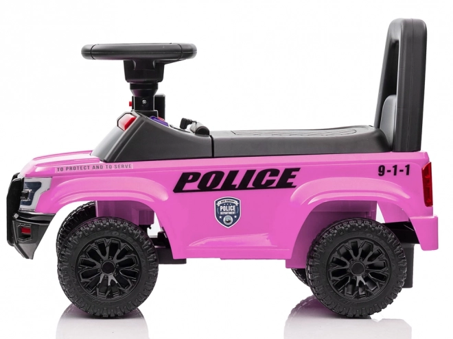 Trottinette Police rose pour enfants