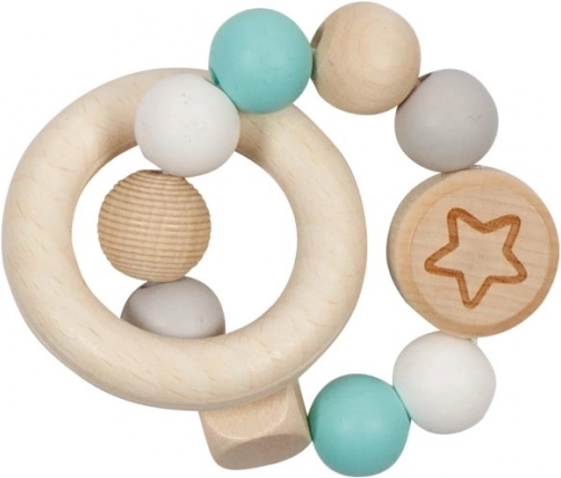 Anneau moteur tactile Étoile Turquoise