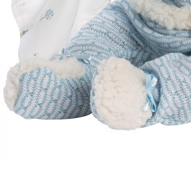 Llorens 73859 NOUVEAU-NÉ GARÇON - poupée réaliste bébé avec corps entièrement en vinyle - 40 cm
