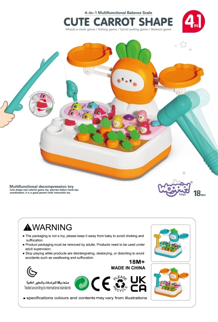 Hra Montessori 4v1 Jouet Montessori Woopie