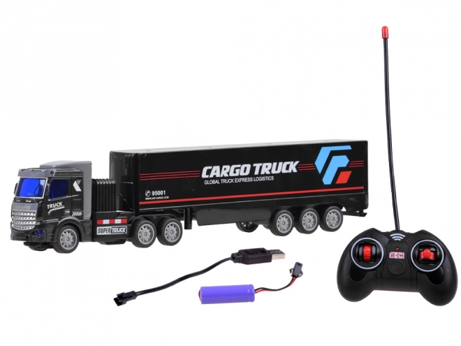 Tracteur avec remorque télécommandé RC