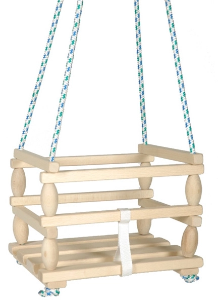 Balançoire en bois pour bébé