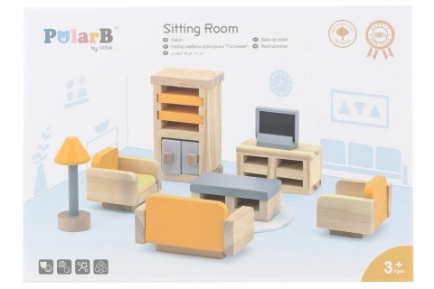 Meubles en bois pour maison de poupée PolarB de Viga