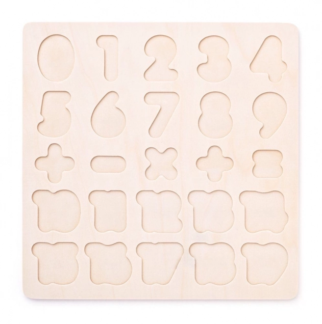 Puzzle numérique en bois