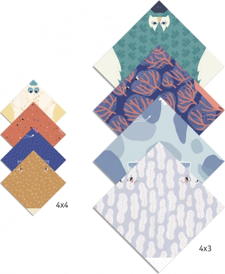 DJECO Origami Familles d'animaux