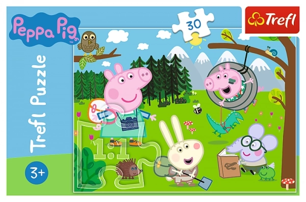 Puzzle Trefl Peppa Pig Aventure en forêt 30 pièces
