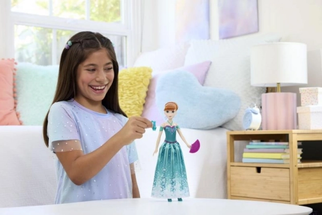 Poupée de Mode Rotative Frozen Anna