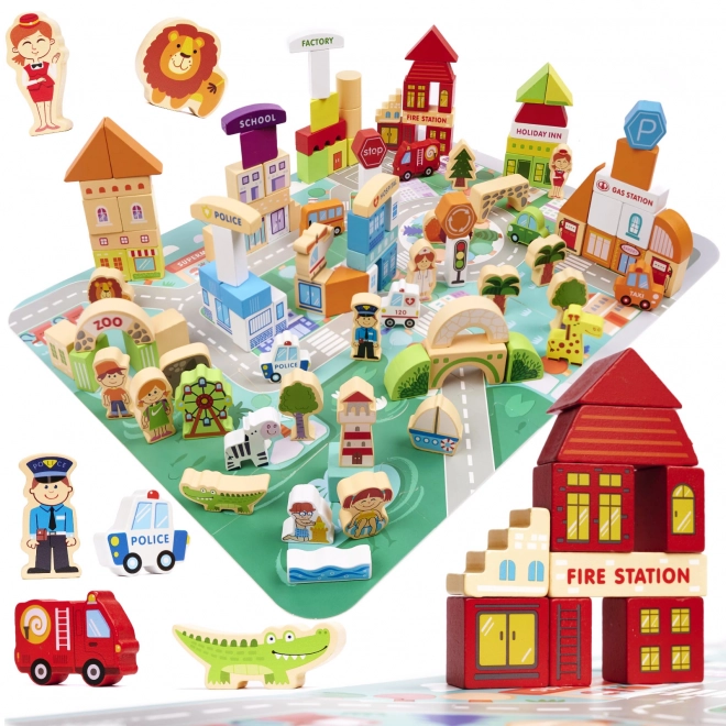 Puzzle éducatif en bois 120 pièces