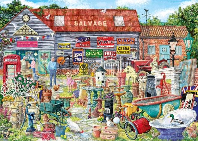 GIBSONS Puzzle Casseroles et bric-à-brac pour trois fois rien 1000 pièces