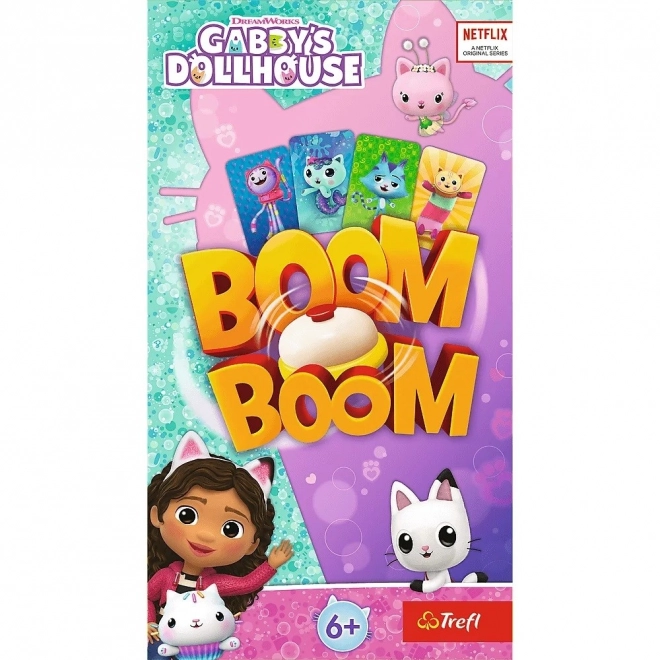 Jeu de société familial Trefl Boom Boom Maison de Chat Gabi