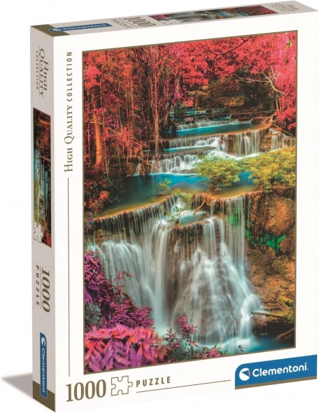 Puzzle 1000 pièces Colourful Thai Falls CLEMENTONI