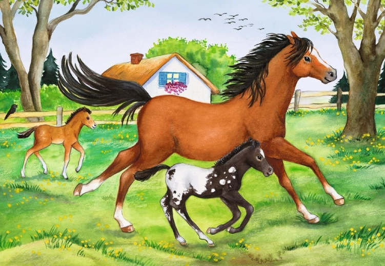 Un monde magique des chevaux qui enchantera les enfants