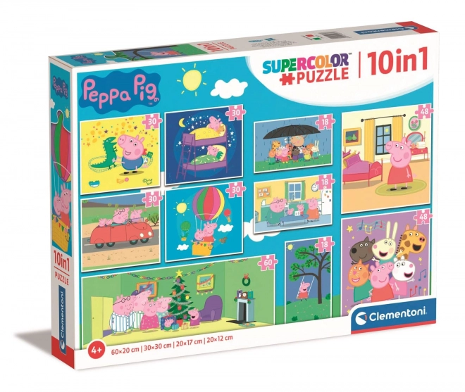 Puzzle Peppa Pig 10v1 de Clementoni