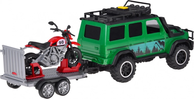 Rampe rabattable et transport sécurisé de la moto